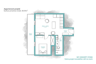 Ma-Cabane - Vente Appartement COURBEVOIE, 36 m²