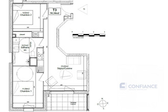 Ma-Cabane - Vente Appartement Décines-Charpieu, 50 m²