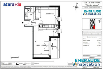 Ma-Cabane - Vente Appartement Dol-de-Bretagne, 47 m²