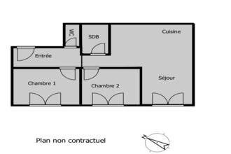 Ma-Cabane - Vente Appartement LEVALLOIS-PERRET, 52 m²