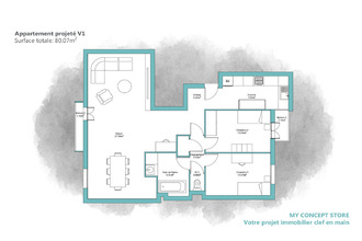 Ma-Cabane - Vente Appartement LEVALLOIS-PERRET, 80 m²