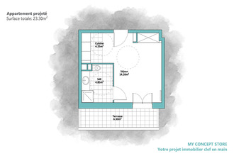 Ma-Cabane - Vente Appartement LEVALLOIS-PERRET, 24 m²