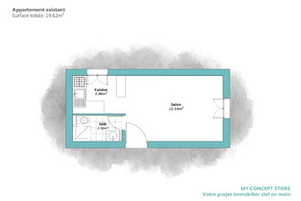 Ma-Cabane - Vente Appartement LIVRY-GARGAN, 19 m²