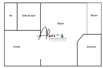 Ma-Cabane - Vente Appartement Manigod, 23 m²