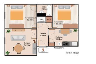 Ma-Cabane - Vente Appartement MONTLUCON, 58 m²