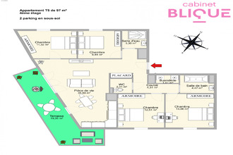 Ma-Cabane - Vente Appartement Nancy, 97 m²