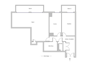 Ma-Cabane - Vente Appartement NEUILLY-SUR-SEINE, 60 m²