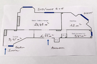 Ma-Cabane - Vente Appartement PARIS 16, 63 m²