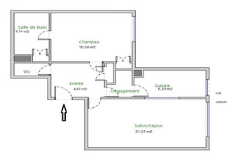 Ma-Cabane - Vente Appartement PARIS 16, 52 m²