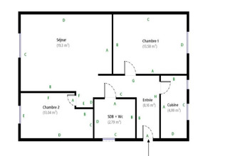 Ma-Cabane - Vente Appartement PARIS 18, 62 m²