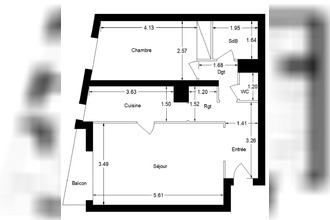 Ma-Cabane - Vente Appartement PARIS 20, 50 m²