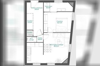 Ma-Cabane - Vente Appartement PERIGUEUX, 43 m²