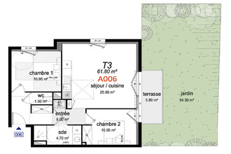 Ma-Cabane - Vente Appartement PLENEUF-VAL-ANDRE, 61 m²