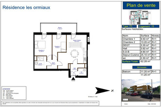 Ma-Cabane - Vente Appartement Rang-du-Fliers, 62 m²