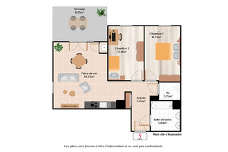 Ma-Cabane - Vente Appartement SAINT-GILLES-CROIX-DE-VIE, 64 m²