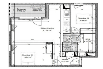 Ma-Cabane - Vente Appartement Saint-Priest, 59 m²