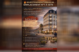 Vente Appartement 34200, Sete France