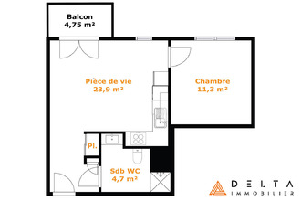 Ma-Cabane - Vente Appartement TASSIN-LA-DEMI-LUNE, 40 m²