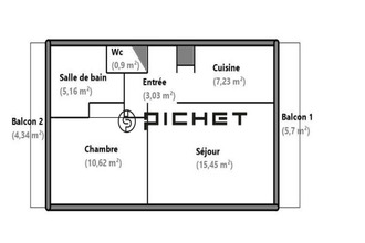 Ma-Cabane - Vente Appartement TOULOUSE, 42 m²