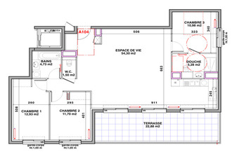 Ma-Cabane - Vente Appartement VAUGNERAY, 110 m²