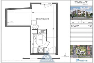 Ma-Cabane - Vente Appartement Vénissieux, 28 m²