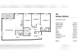 Ma-Cabane - Vente Appartement VILLERS-COTTERETS, 43 m²