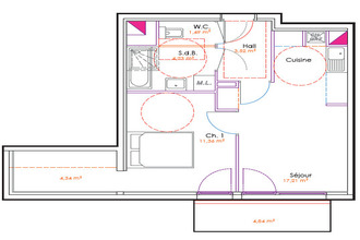 Ma-Cabane - Vente Appartement WORMHOUT, 42 m²