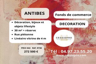 Vente Boutique 06600, Antibes France