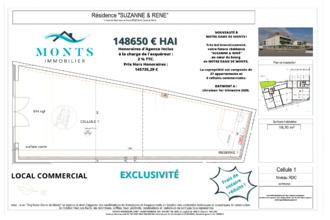 Ma-Cabane - Vente Local commercial Notre-Dame-de-Monts, 59 m²