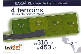 Ma-Cabane - Vente Terrain Barbâtre, 330 m²