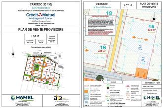 Vente Terrain 35190, Cardroc France