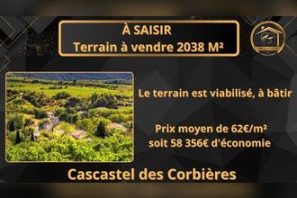 Ma-Cabane - Vente Terrain CASCASTEL-DES-CORBIERES, 2038 m²