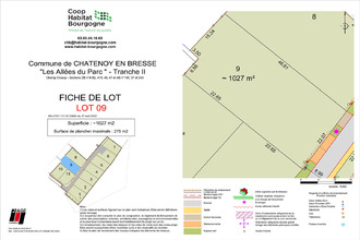 Ma-Cabane - Vente Terrain CHATENOY-EN-BRESSE, 1027 m²