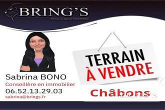Vente Terrain 38690, Châbons France