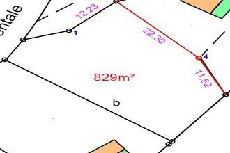 Ma-Cabane - Vente Terrain COMBRONDE, 829 m²