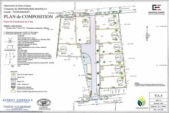 Ma-Cabane - Vente Terrain Donnemarie-Dontilly, 408 m²