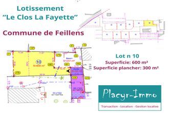 Ma-Cabane - Vente Terrain FEILLENS, 600 m²