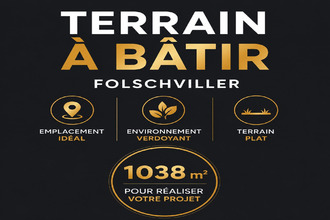 Ma-Cabane - Vente Terrain Folschviller, 1038 m²