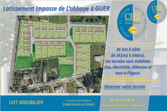 Vente Terrain 56380, Guer France