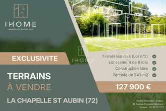 Vente Terrain 72650, LA CHAPELLE-SAINT-AUBIN France