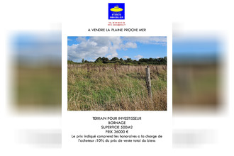 Ma-Cabane - Vente Terrain La Plaine-sur-Mer, 500 m²