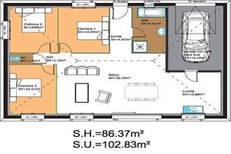 Ma-Cabane - Vente Terrain LE MESNIL GUILLAUME, 605 m²