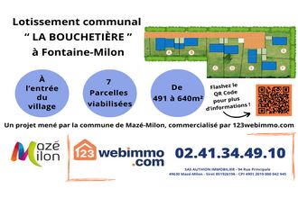 Ma-Cabane - Vente Terrain Mazé-Milon, 559 m²