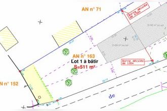 Ma-Cabane - Vente Terrain SAINT-ANDRE-DES-EAUX, 511 m²