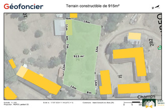 Ma-Cabane - Vente Terrain Saint-Arnoult-des-Bois, 915 m²