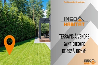 Ma-Cabane - Vente Terrain SAINT-GREGOIRE, 628 m²