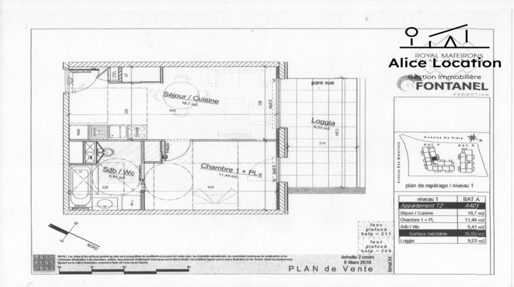 Ma-Cabane - Location Appartement Évian-les-Bains, 36 m²