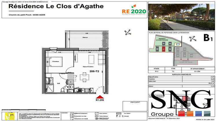 Ma-Cabane - Location Appartement Agde, 39 m²