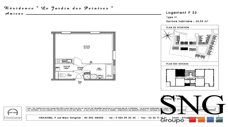 Ma-Cabane - Location Appartement Amiens, 33 m²