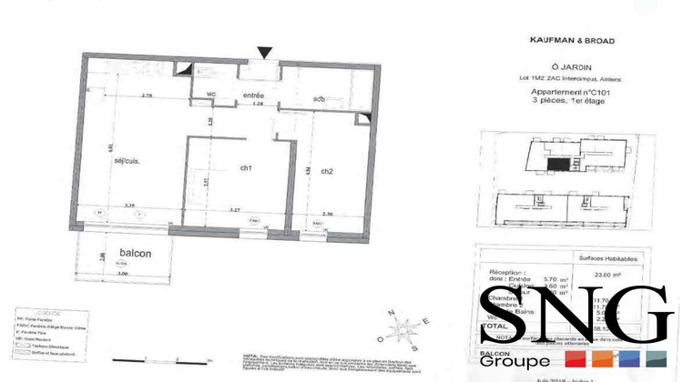 Ma-Cabane - Location Appartement Amiens, 58 m²